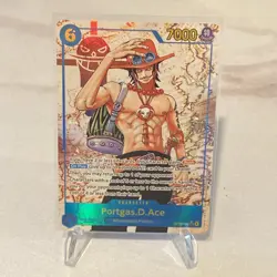 One Piece TCG Portgas.D.Ace Alt Art OP13-119 Carrying On His Will English NM - Image 1