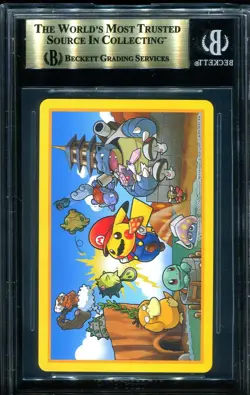 BGS 10 King Of Hearts Pokemon Center Mario Pikachu Playing Card Pokemon - Image 2