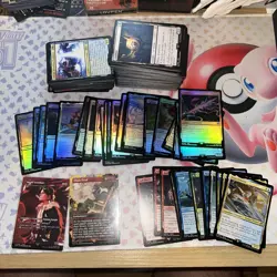 MTG Final Fantasy Bundle- 13 Rare Cards, 21 Foil, 120x U, 237x c and 2 borderles - Image 1