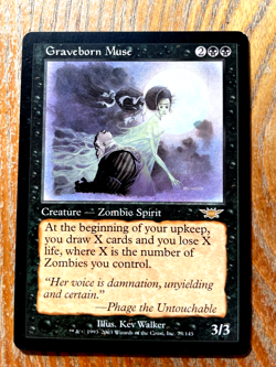 Graveborn Muse Legions Regular This card is unused Excellent connection Nice!!!! - Image 1