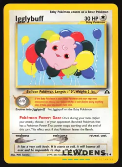 Igglybuff - 40/75 - Uncommon - Neo Discovery - Pokemon Card - Image 1