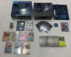 phantasmal flames ETB Pokemon plus 163 of 180 base set 7 EX cards see list info - Image 1