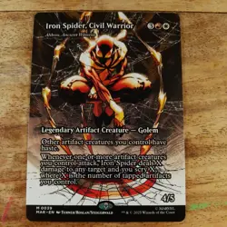 Magic The Gathering MTG Spider-man M 0039 IRON SPIDER CIVIL WARRIOR - Image 1