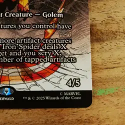 Magic The Gathering MTG Spider-man M 0039 IRON SPIDER CIVIL WARRIOR - Image 5