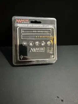Magic The Gathering Abacus Life Counter Black Ultra Pro MTG Game Piece Retro - Image 1