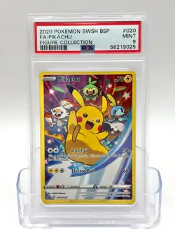 2020 Pokemon-Pikachu #SWSH020 Sword & Shield Promos-(Figure Collection) PSA 9 - Image 1