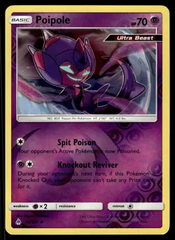 POIPOLE - 55/131 Uncommon Forbidden Light Pokemon Reverse Holo NM - Image 1