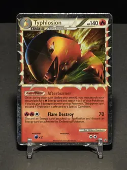 Pokemon Typhlosion Prime HGSS09 Black Star Promo Holo - MP - Image 1