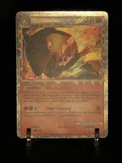 Pokemon Typhlosion Prime HGSS09 Black Star Promo Holo - MP - Image 4