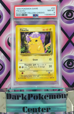 Pokemon Pikachu E3 Stamp Yellow Cheeks PSA 8 NM-MT Ships Fast!!! - Image 2