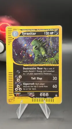 Pokemon Tyranitar H28/H32 Holo - Aquapolis - MP - Image 2