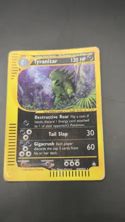 Pokemon Tyranitar H28/H32 Holo - Aquapolis - MP - Image 4