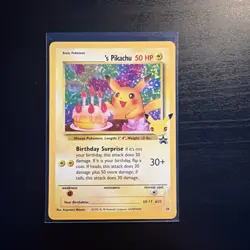 Birthday Pikachu 24 Celebrations Classic Collection Holo Pokemon Flawless - Image 1