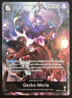 PRB02-013 Gecko Moria Alt Art - R Rare NM One Piece TCG English AA - Image 1
