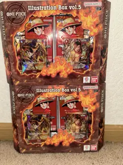 NEW SEALED One Piece Illustration Box Vol. 5 LOT OF 2 Ship Fast - Image 1