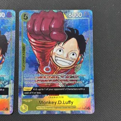 One Piece CCG Monkey.D.Luffy OP07-109 Alt Art SR - English - NM x 2 - Image 3