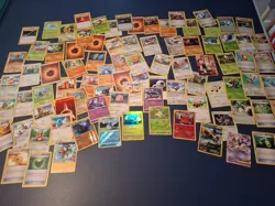 Huge Bundle Of Pokemon Cards With 80 Normals And 11 Rare Cards. - Image 1