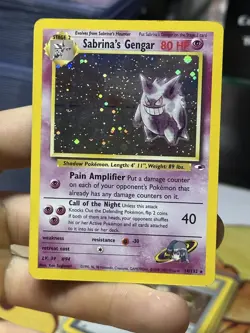 #2 Sabrina's Gengar 14/132 Gym Heroes 2000 Holo Rare WOTC Pokemon Card TCG - Image 3