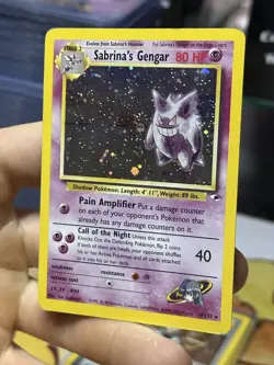 #2 Sabrina's Gengar 14/132 Gym Heroes 2000 Holo Rare WOTC Pokemon Card TCG - Image 4