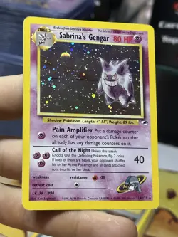 #2 Sabrina's Gengar 14/132 Gym Heroes 2000 Holo Rare WOTC Pokemon Card TCG - Image 5