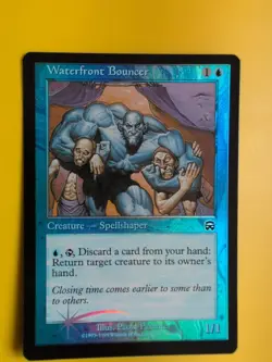 Waterfront Bouncer. Spellshaper Mercadian Masques FOIL MTG card. Old Vintage. - Image 1