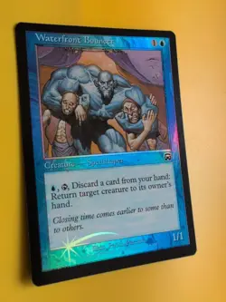 Waterfront Bouncer. Spellshaper Mercadian Masques FOIL MTG card. Old Vintage. - Image 3