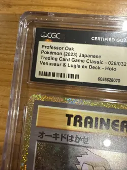 PRISTINE 10 CGC Graded Professor Oak 026/032 CLF Pokemon Card Game Classic - Image 3