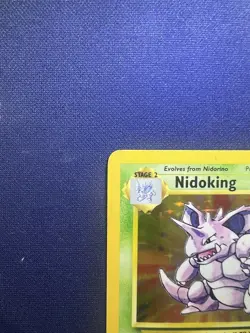 Pokemon TCG Nidoking Base Set Holo Unlimited Rare Card 11/102 - Image 3