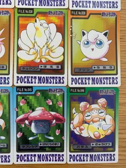 Bandai Pokemon Carddass 16 Card Bundle Raichu Crease Included Vintage Set - Image 5