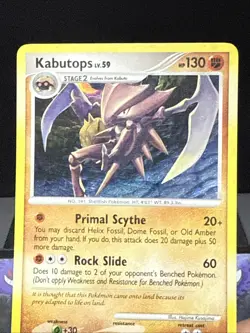 Pokemon Card Kabutops 4/99 Ultra Rare Holo Platinum Arceus Near Mint - Image 2