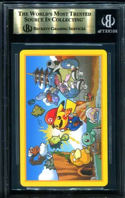 BGS 10 King Of Clubs Pokemon Center Mario Pikachu Playing Card Pokemon - Image 2