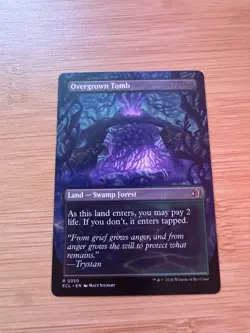 MTG Lorwyn Eclipsed - Overgrown Tomb Borderless - NM Non-Foil - Image 2