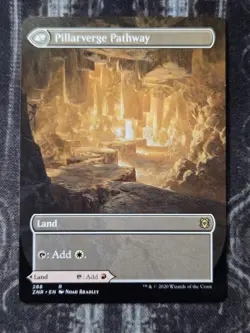 Needleverge Pathway - Pillarverge Pathway Borderless NM-Mint MTG Common - Image 1