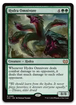 Hydra Omnivore #185 (NM) Duskmourn DSC Magic MTG - Image 1