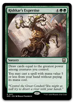 Rishkar's Expertise #411 (NM) Modern Horizons 3 M3C Magic MTG - Image 1