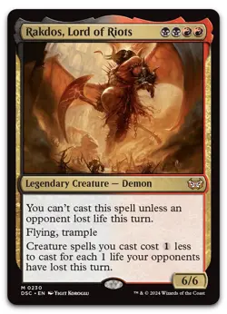 Rakdos, Lord of Riots #230 (NM) Duskmourn DSC Magic MTG - Image 1