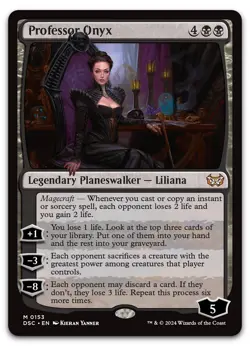 Professor Onyx #153 (NM) Duskmourn DSC Magic MTG - Image 1