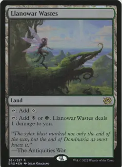Llanowar Wastes - FOIL - R The Brothers' War 264 - MTG - Image 1