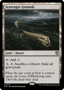 MTG Scavenger Grounds [Outlaws of Thunder Junction Commander] Near Mint Magic - Image 1