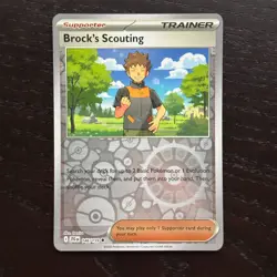 Brock's Scouting 146/159 Pokemon Journey Together SV09 Reverse Holo Uncommon NM - Image 1