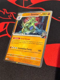 Team Rocket's Tyranitar 096/182 Pokemon Center Stamped Promo Pokemon TCG - Image 2
