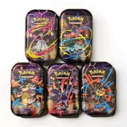 Pokemon - Mega Evolution - Complete Mini Tins Set x5. Brand New, Factory Sealed - Image 1