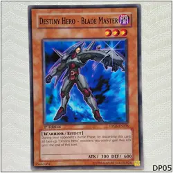 Destiny Hero - Blade Master - DP05-EN008 - Common 1st Edition Yugioh - Image 1
