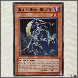 Destiny Hero - Departed - PTDN-EN015 - Common Unlimited Yugioh - Image 1