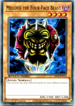 MELCHID THE FOUR-FACE BEAST SBCB-EN110 - Common - 1st Edition Yugioh - Image 1
