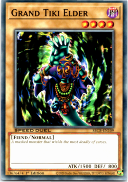 GRAND TIKI ELDER SBCB-EN109 - Common - 1st Edition Yugioh - Image 1