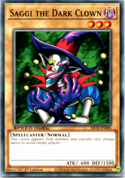 SAGGI THE DARK CLOWN SBCB-EN088 - Common - 1st Edition Yugioh - Image 1