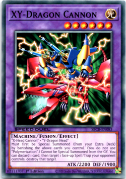 XY-DRAGON CANNON SBCB-EN083 - Common - 1st Edition Yugioh - Image 1