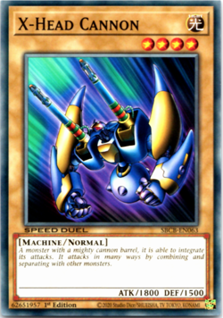 X-HEAD CANNON SBCB-EN063 Common - 1st Edition Yugioh - Image 1