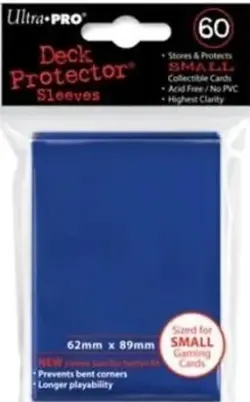 Ultra Pro Blue Yugioh Sized 60ct Sleeves (Ultra Pro) UP82965 New Ultra Pro - Image 1